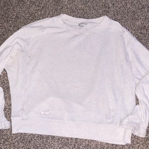 A XS American eagle white ripped shirt!